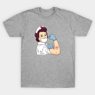Rosie the Riveter Nurse T-Shirt
